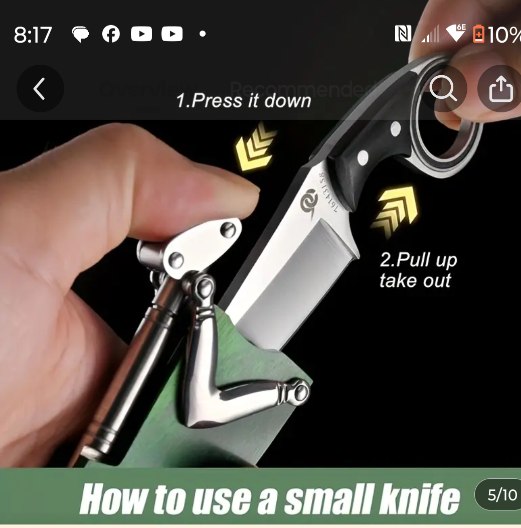 1 Pc Mechanical  Arm Creative Knife