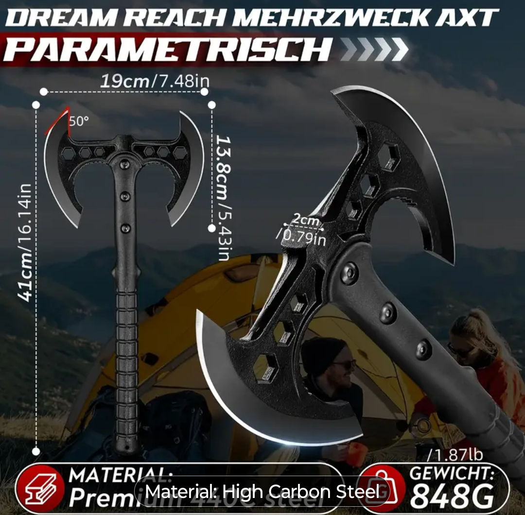 Double Sided Viking  Axe