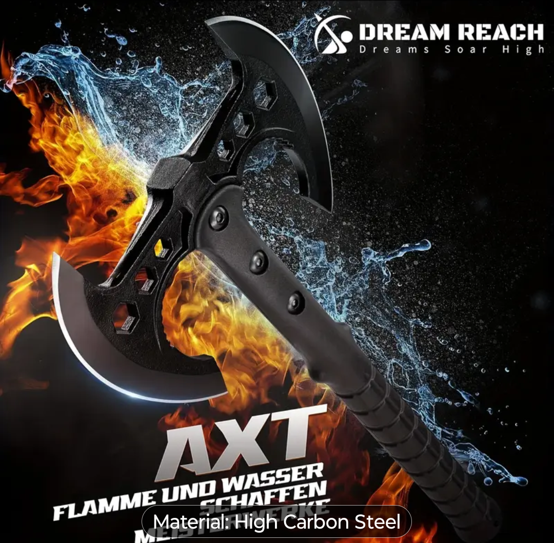 Double Sided Viking  Axe