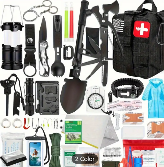 252 pcs Mountaineering Equipment Emergency tool kit