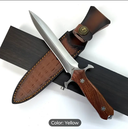 1 pcs Outdoor tactical fixed blade hunting knife with sheath